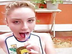 Amateur, Blonde, Facial, Blowjob